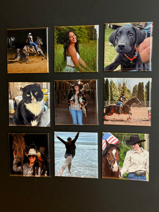 Custom 2x2 Photo Magnet Set