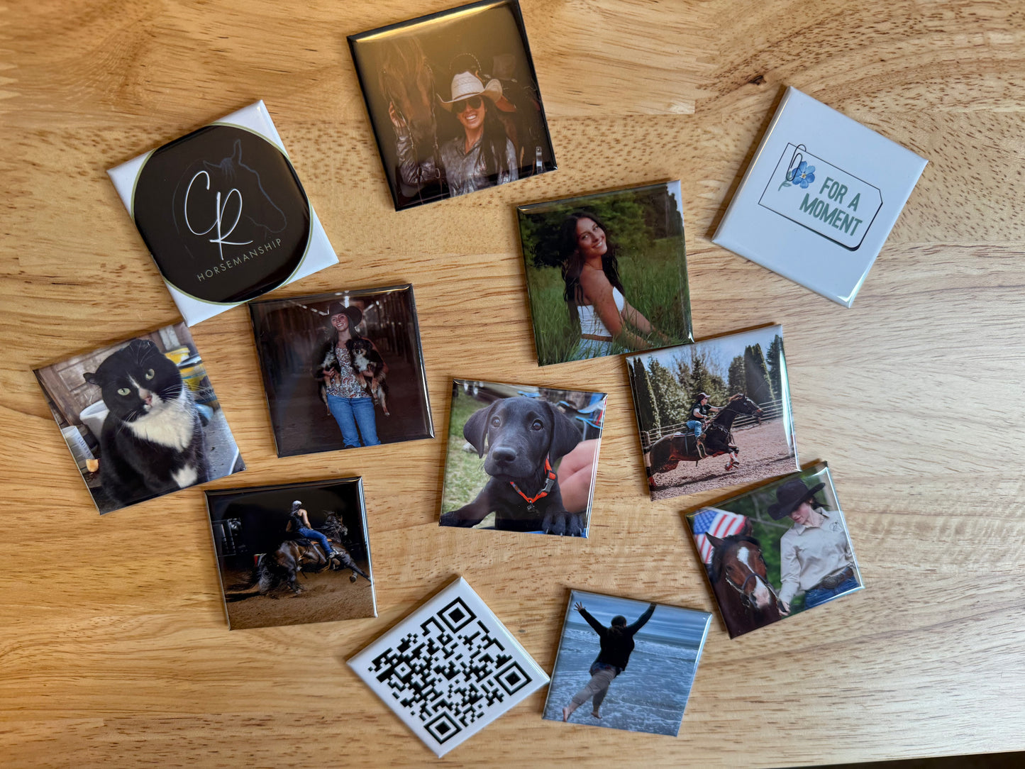 Custom 2x2 Photo Magnet Set