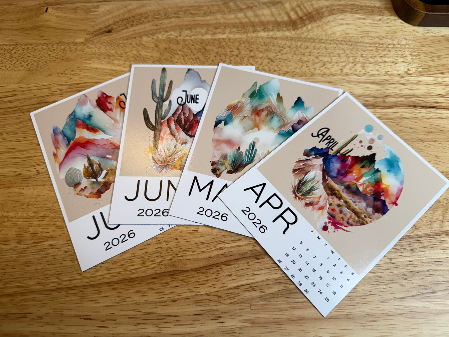 Sunset Dreams Calendar Magnets