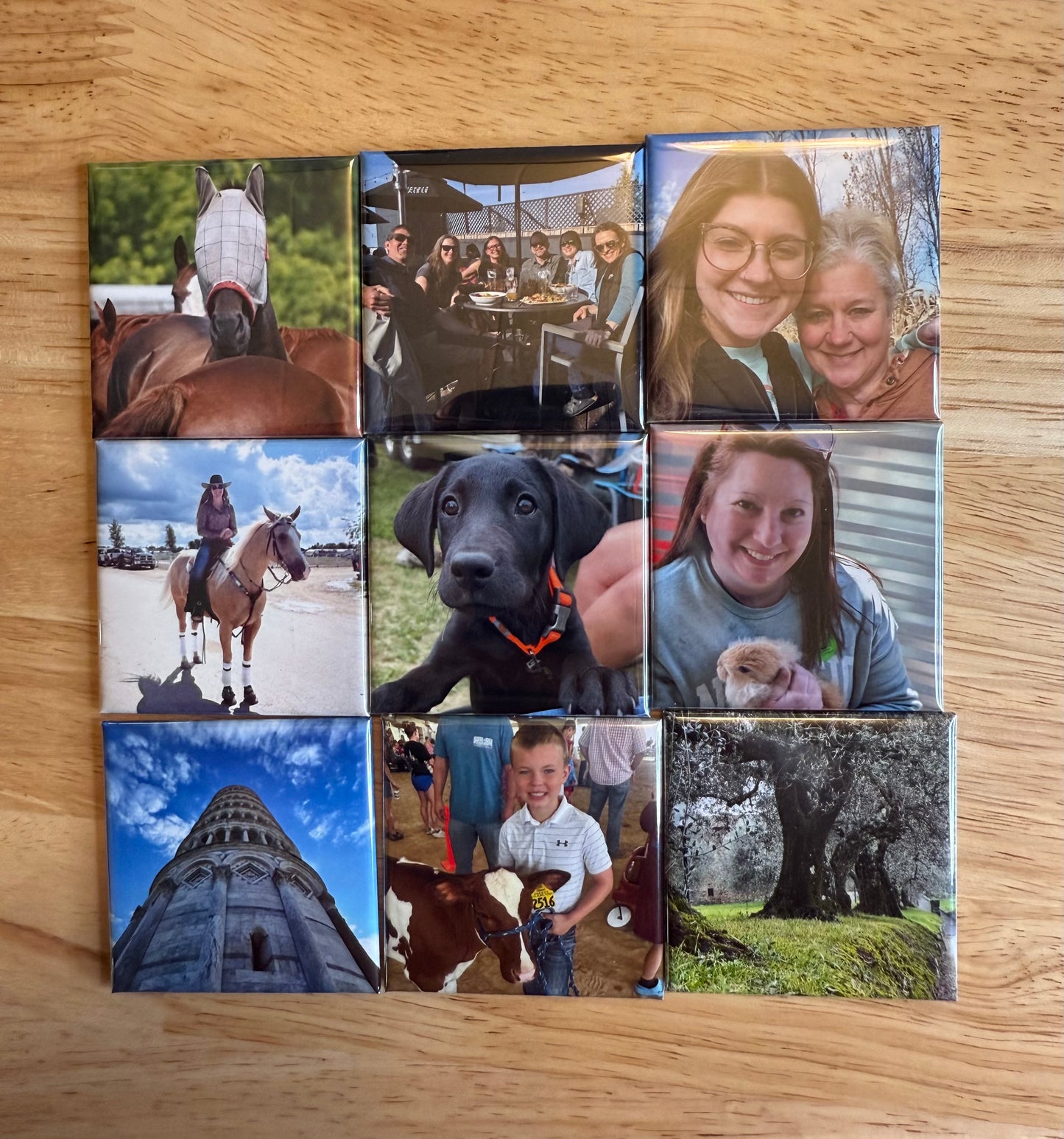 Custom Square Magnet Set