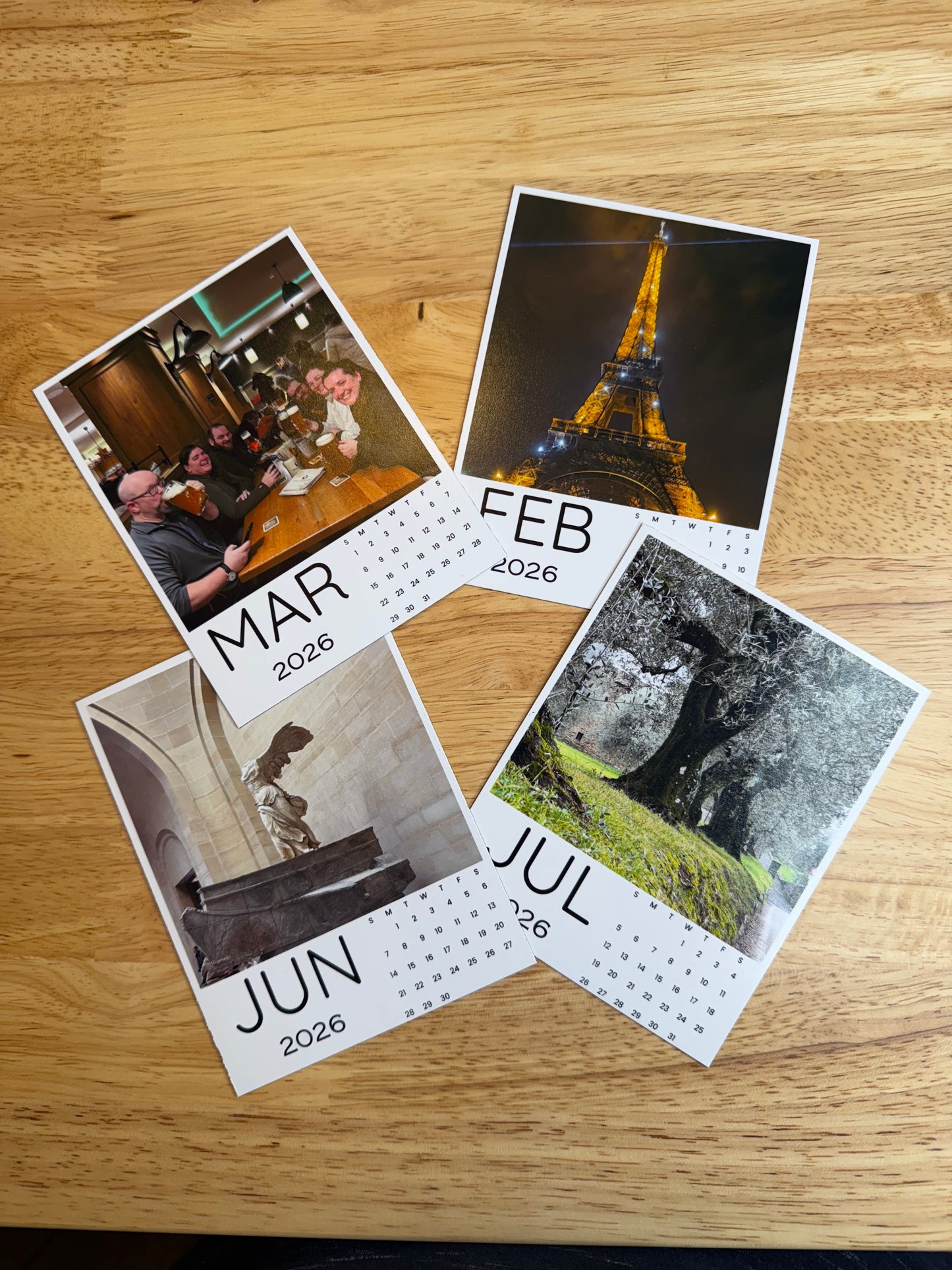Custom Calendar Set Magnets